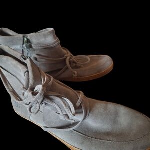 UGG Gray Suede Womans Boots